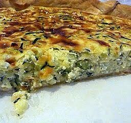 Quiche courgettes