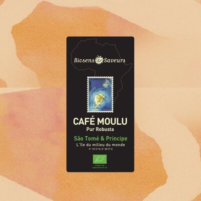 Café moulu robusta sao tomé 250g-