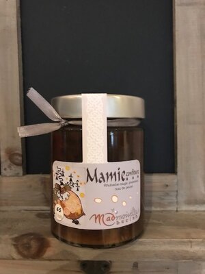 Confiture mamie, rhubarbe...