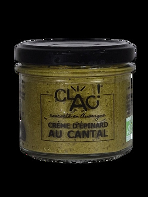Crème d'épinard au cantal