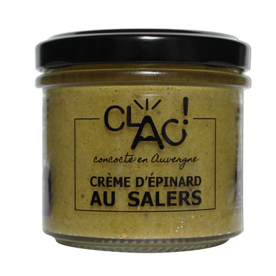 Crème d'épinard au salers