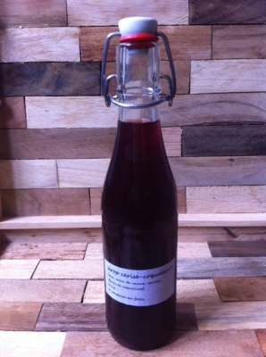 Sirop naturel cerise-coquelicot