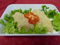 Filet de poulet pané/gruyère x2