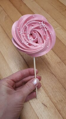 Sucette meringue vanille