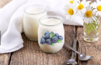 Chèvre-yaourt myrtille