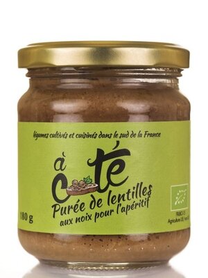 Purée de lentilles aux noix