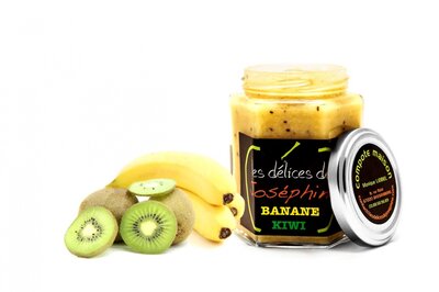 Compote banane kiwi