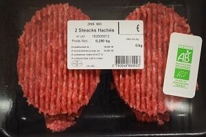 2 steacks hachés