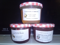 Lot 3 pots confiture-gelée