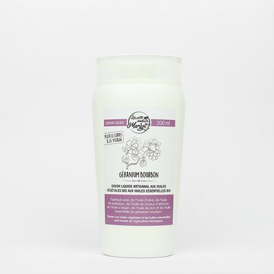 Savon liquide géranium bourbon
