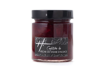 Confiture de pêche des vignes d'alsace