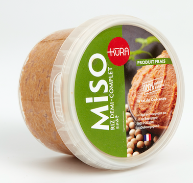 Miso moyen soja, riz & sel gérande