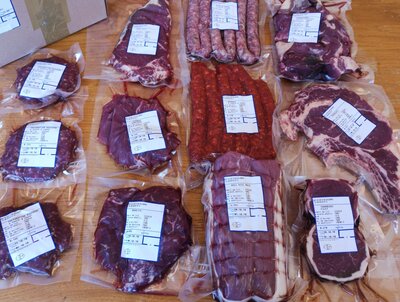 Colis de bœuf normand