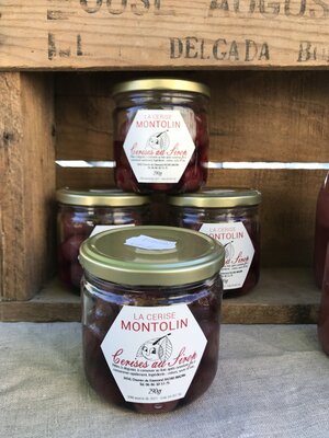 Cerises au sirop