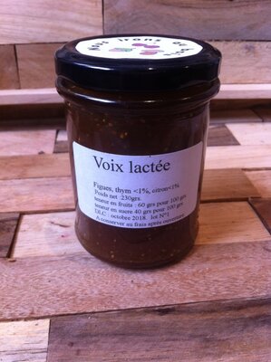 Confiture ' douceur d'automne', pomme-poire-figue.
