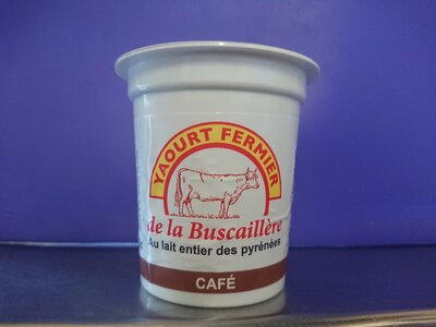 Yaourt 'la buscaillère' café