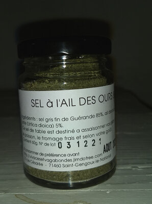 Sel à l'ail des ours et ortie