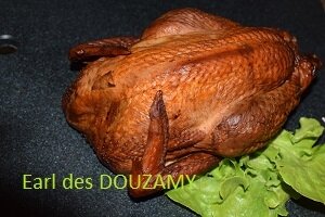 Poulet fumé entier