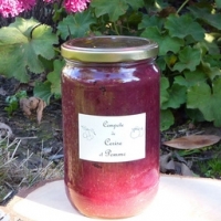 Compote de cerise et pomme