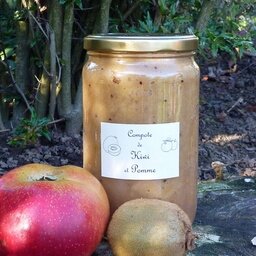 Compote de kiwi et pomme