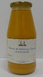 Velouté de citrouille et harico