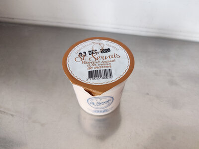 Yaourt brassé à la crème de marron