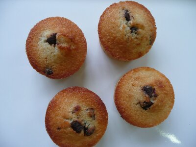 Financiers pépites de chocolat