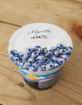 Fromage blanc myrtille