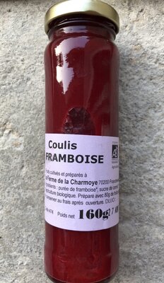 Coulis de framboise bio