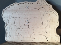 Puzzle animaux des bois et des champs