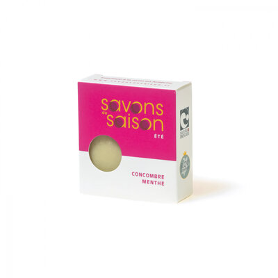 Concombre menthe - savon frais et tonifiant