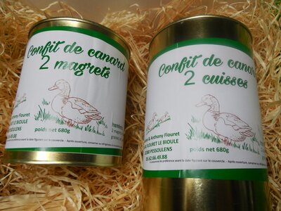 Confit de canard (2 cuisses)