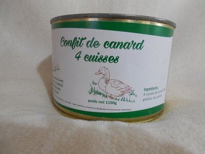 Confit de canard  (4 cuisses)