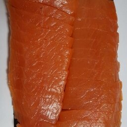 Sashimis saumon fume ecossais confit