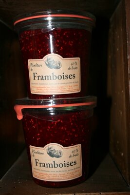 Confiture de framboises