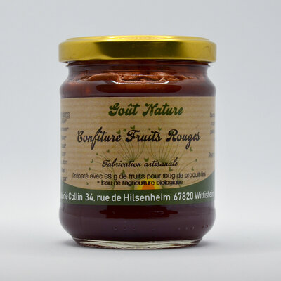 Confiture fruits rouges