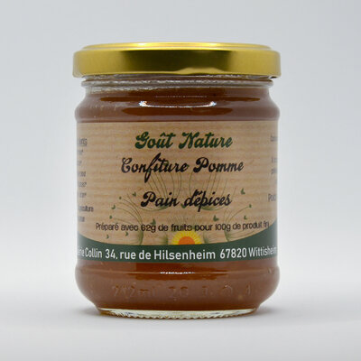 Confiture pomme pain d'épices