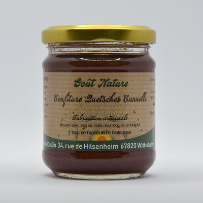 Confiture quetche cannelle
