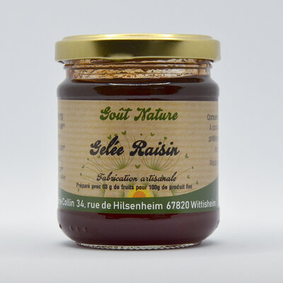Gelée raisin rouge