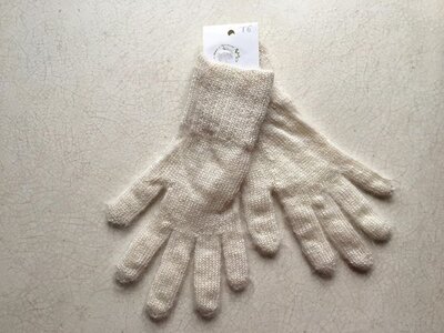 Gants écru
