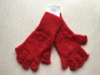 Mitaines rouge