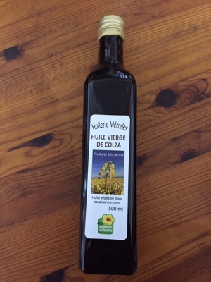Huile vièrge de colza, 0.5l