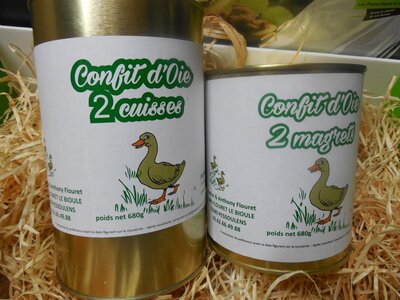 Confit d'oie (1 magrets)
