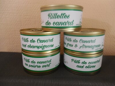Pâte de canard au foie gras
