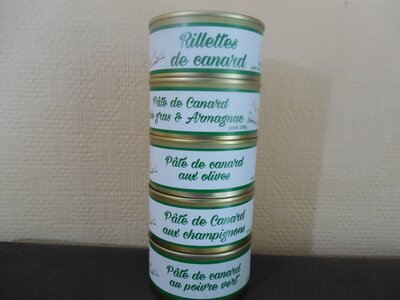 Pâté de canard au poivre vert