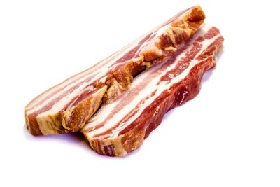 Bande de lard fumé