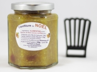 Noël(clémentine,épices du pains d'épices,cerise confite)