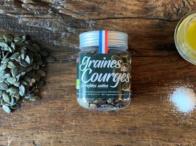 Graines de courge torréfiées salées