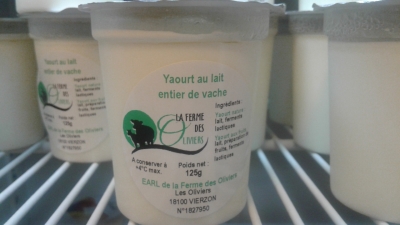 Yaourt lait de vache nature