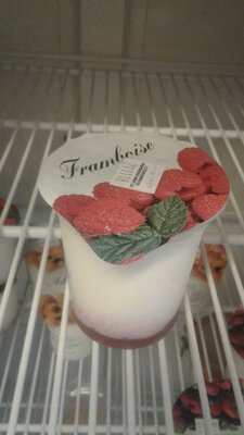 Yaourt lait de vache framboise